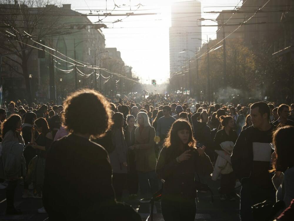 okupljanje, Birčaninova, protest, Kneza Miloša, Nemanjina, blokada