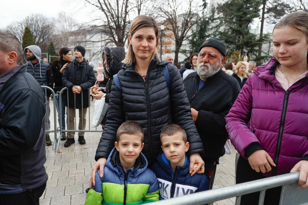 česnica, lomljenje česnice, Hram Svetog Save