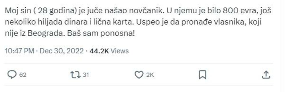 novčanik, pohvala, majka