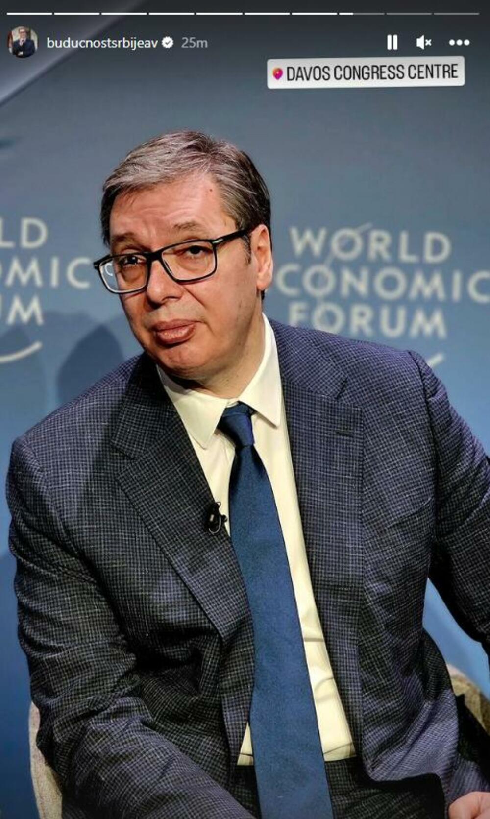 Aleksandar Vučić, Davos