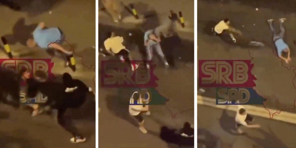 Jezivi snimci! Košarkaši Partizana učestvovali u opštoj tuči!? Karlik Džons flašom razbio glavu mladiću!? (VIDEO)
