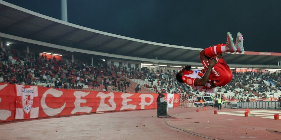 Spektakl na "Marakani": Zvezda proslavila titulu i pobedila Mladost - vatromet, koreografija, festival stativa...
