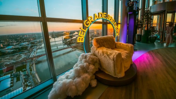 Нова атракција престонице: Видиковац на врху Куле Београд првог викенда обишло 4.000 посетилаца